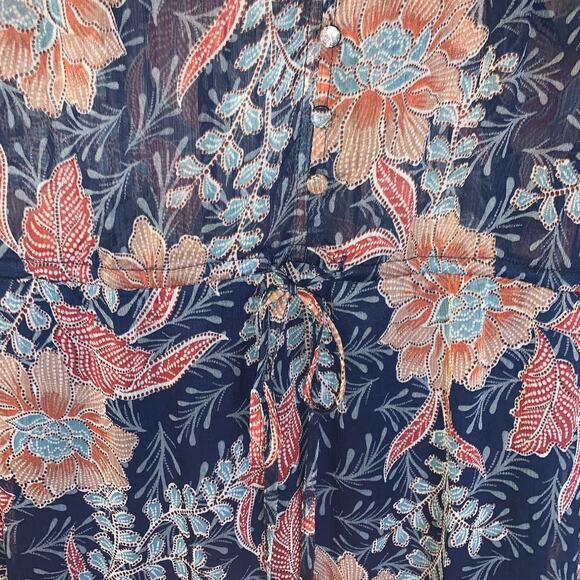 Nyland Women's Fairycore Tiered Maxi Dress Size L NEW Lyric Flutter Sleeves Boho - Picture 3 of 13